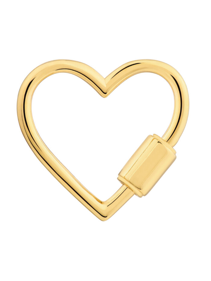 14K Yellow Gold Twist Barrel Lock Clasp Bracelet Clasp - Unisex - by Dazyle