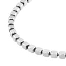 Sterling Silver 2.86mm Cube Chain Bracelet - Sterling Silver - 8 Inches - by Dazyle