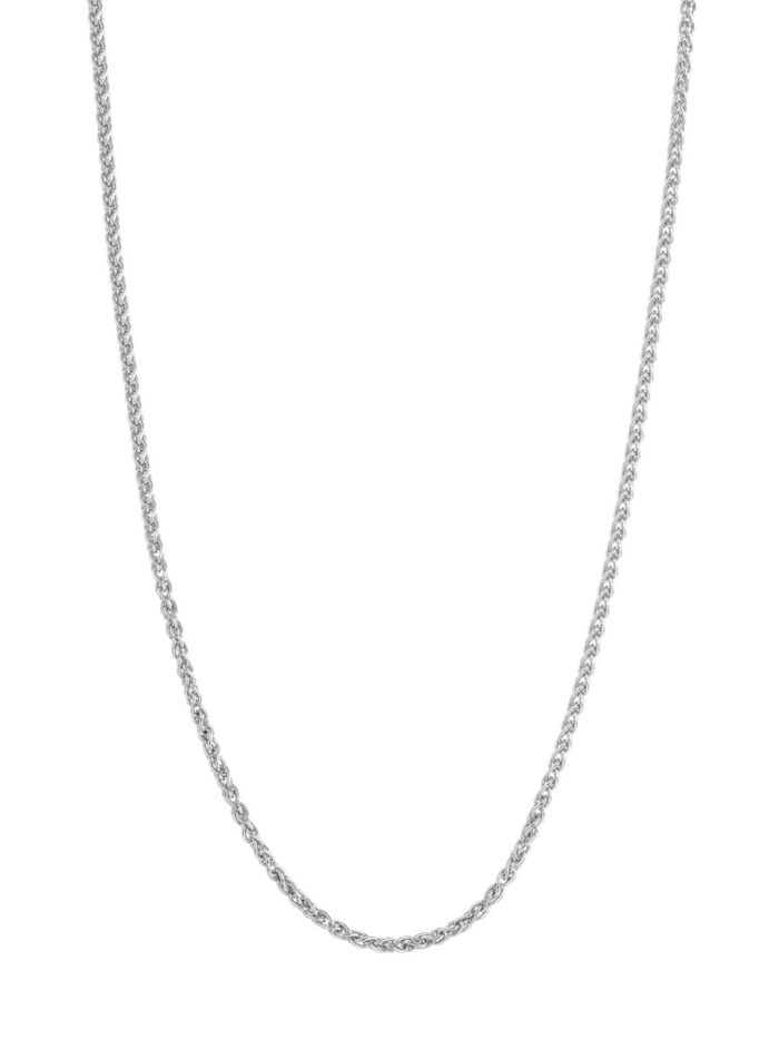 Wheat Chain - 1.65mm Width - Sterling Silver - 16-inch - by Dazyle