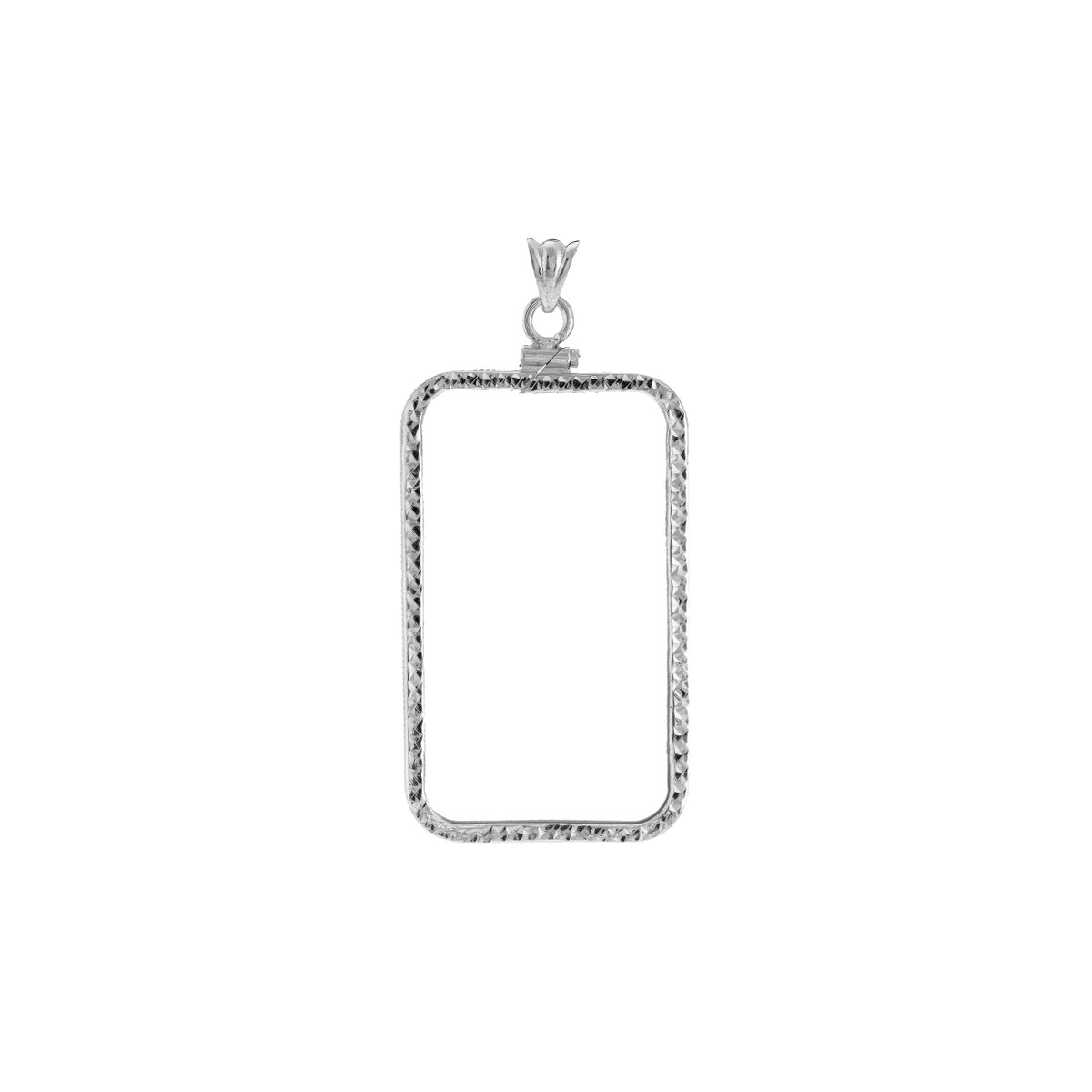Pamp Suisse Lady Fortuna Coin Bezel - 1 Oz Silver D/C - Screw Top - Sterling Silver - by Dazyle
