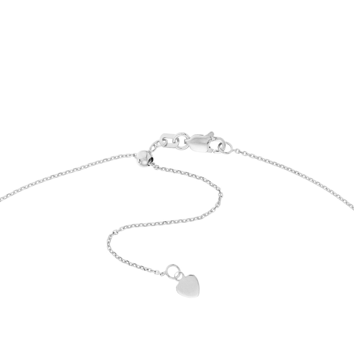 Sterling Silver CZ Dangles and Stations Adjustable Choker - by Dazyle - Image 3