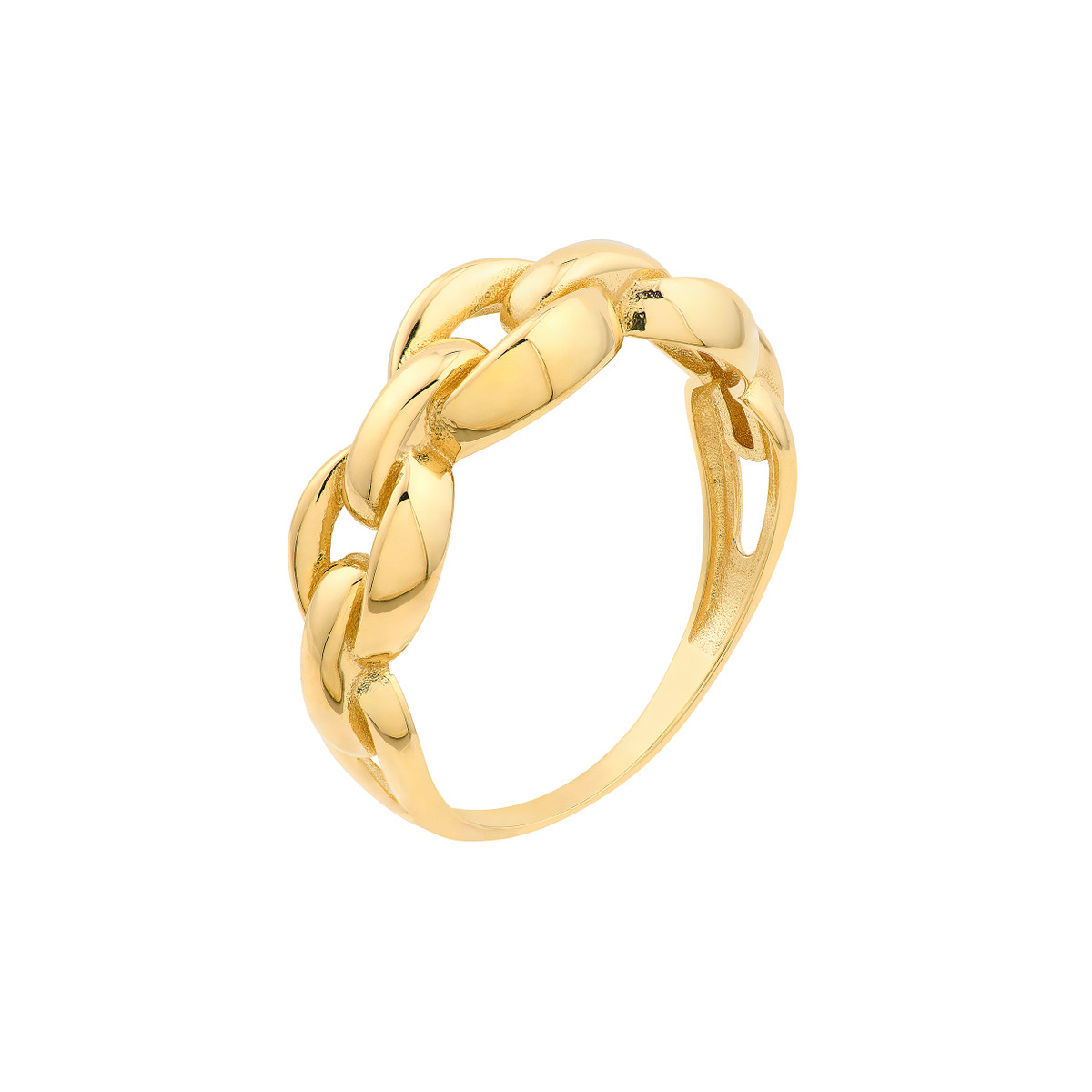Open Cable Ring - 14K Yellow Gold - Sizes 6, 7, 8 - by Dazyle - Image 3