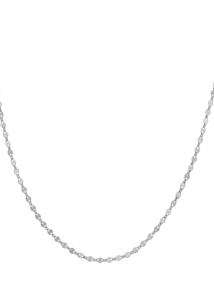 Fancy Figaro Chain - Sterling Silver - 16 inches - by Dazyle