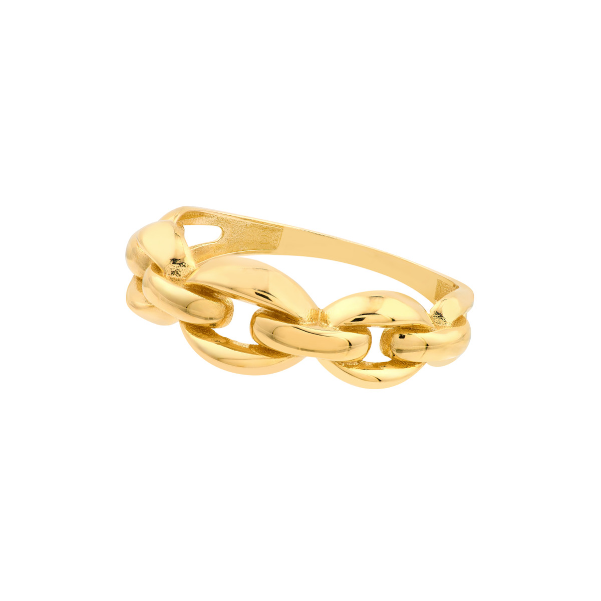 Open Cable Ring - 14K Yellow Gold - Sizes 6, 7, 8 - by Dazyle - Image 4