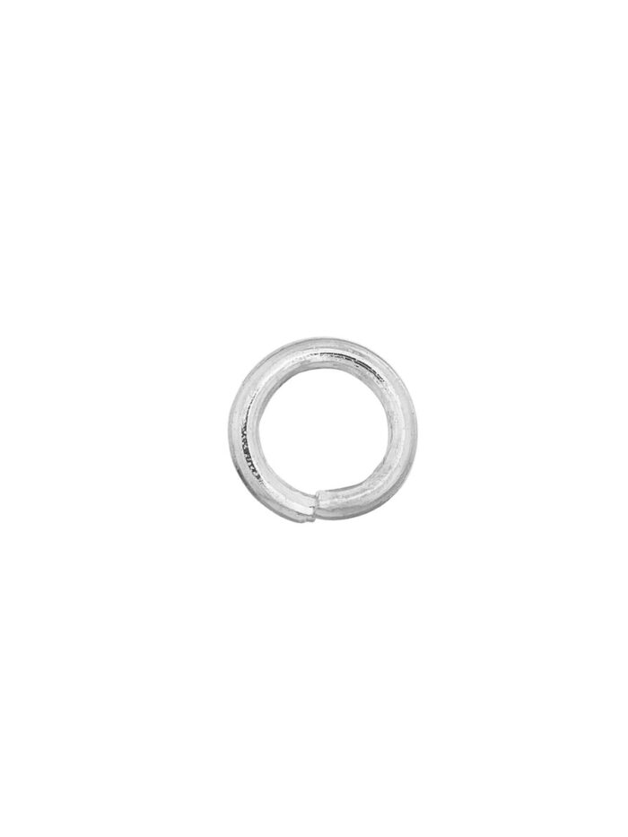 14K White Gold Jump Ring (Size .40mm - 2.25mm) - 14K White Gold - by Dazyle