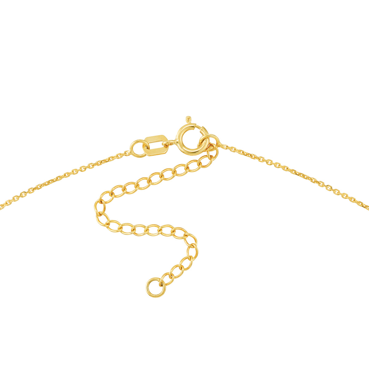 Tilted Butterfly Necklace - 14K Yellow Gold Adjustable 16 to 18 Inches - by Dazyle - Image 5