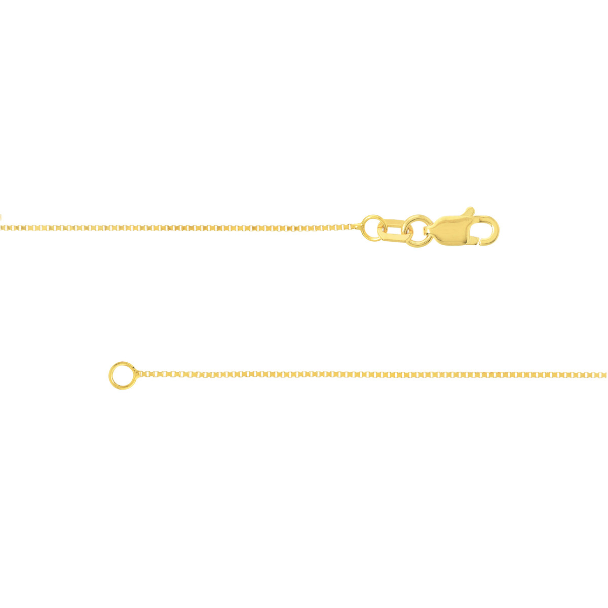 Double Teardrop Lariat Necklace - 14K Yellow Gold - 17 Inch - by Dazyle - Image 4