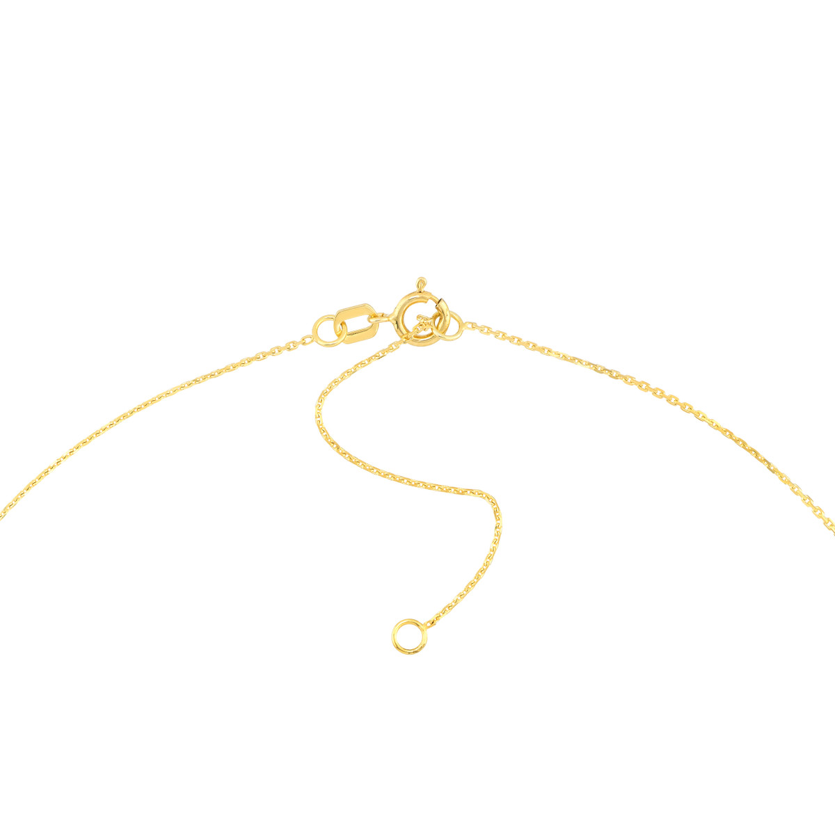 Mini Barrel Trio 14K Yellow Gold Adjustable Necklace - 18 Inch - by Dazyle - Image 4