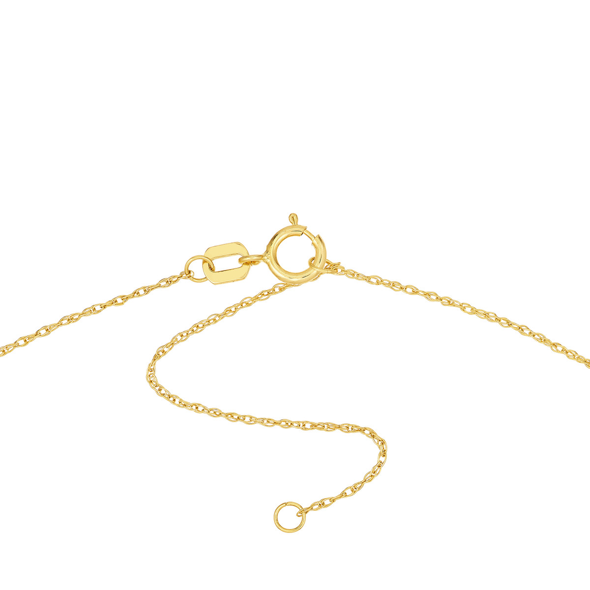 14K Yellow Gold Mini Baseball Pendant Necklace - Adjustable Cable Chain - by Dazyle - Image 4