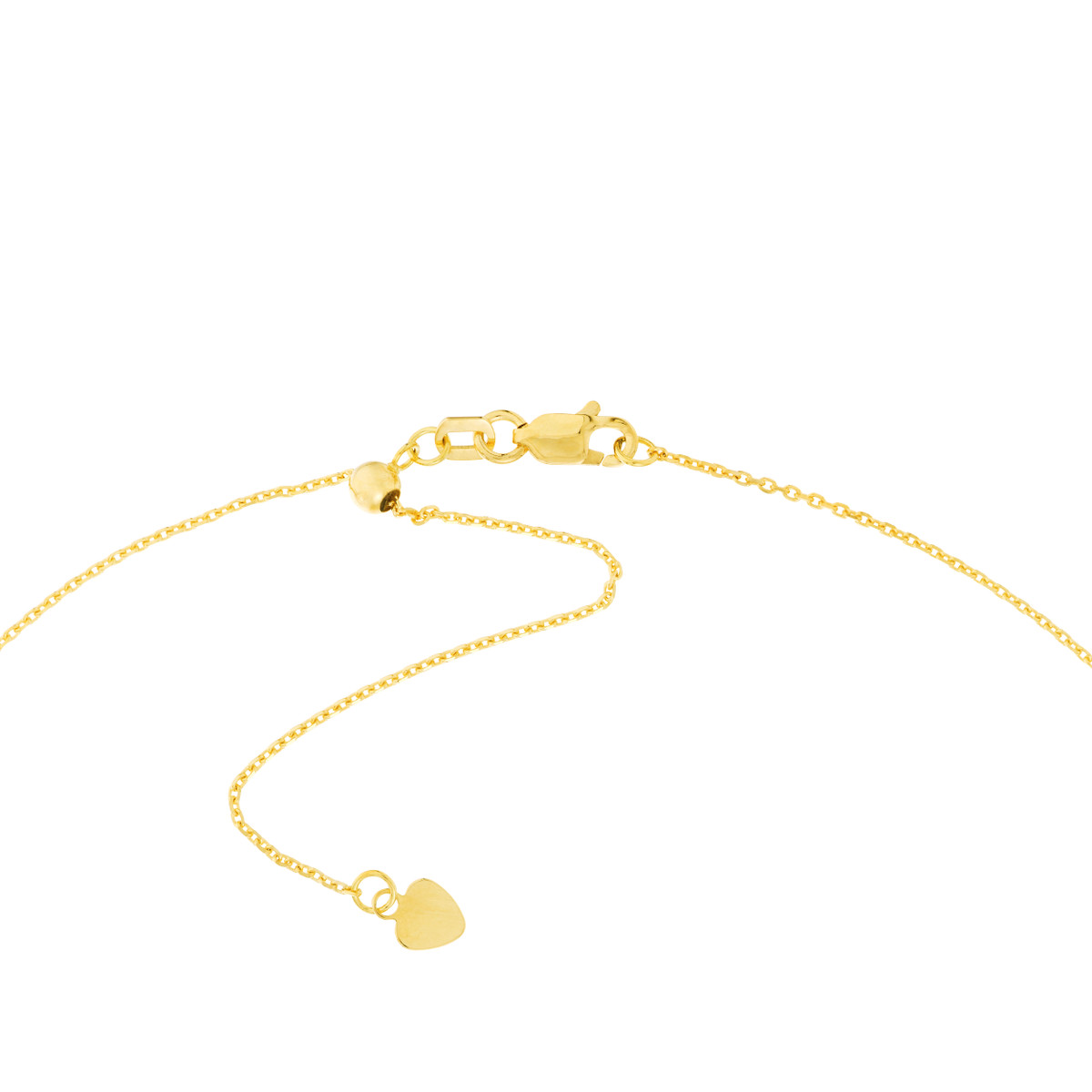 Adjustable Choker with 27 Disc Stations - 14K Yellow Gold Rope Chain - by Dazyle - Image 3
