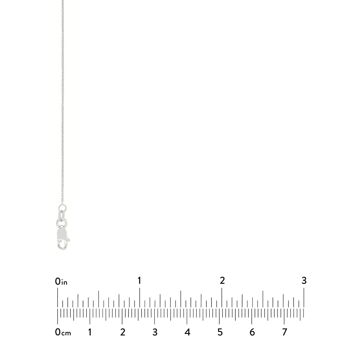 Long and Lovely Rose/White Bead Necklace | 36 Inch | Cable Chain - Sterling Silver - by Dazyle - Image 5