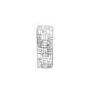 Sterling Silver Basketweave Pattern Hoop Earrings - Sterling Silver - by Dazyle